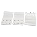 3pcs Lady 3 x 3 Hook and Eye Tape Streych Extension Bra Extender White