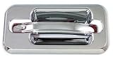 IMAGE OF Hummer H2 Accessories - Chrome Door Handle Covers and Bucket Surrounds (8 pc set)- Fits the 2003, 2004, 2005, 2006, 2007, 2008, 2009, 2010 Hummer H2 and SUT