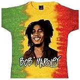 BOB MARLEY - Tri-Color Smile - Black Youth T-shirt