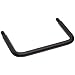 Monroe Aluminum Threaded Pull Handle, Round Grip, Black Anodized Finish