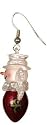 New Orleans Saints NFL Snowman Football Earrings (1.5")