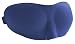 Contoured Sleep Mask with Earplugs and Travel Pouch - Royal Blue