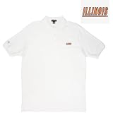 Illinois Fighting Illini NCAA Classic Pique Polo Shirt (White)