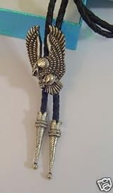 EAGLE SILVER Tone BOLO TIE Cowboy WESTERN NECKLACE A2      Enlarge  Sell one like this 	 EAGLE SILVER Tone BOLO TIE Cowboy WESTERN NECKLACE A2