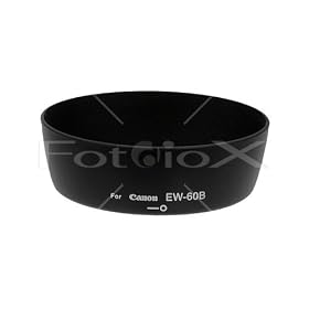 Fotodiox Lens Hood for Canon EOS EF 35-105mm f/4.5-5.6 Lens, replaces Canon EW-60B Lens Hood