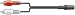 Electronics : Twin RCA plug to 3.5mm STEREO socket 0.2m lead