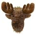Stuffed Moose Head with Mount