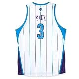 Autographed Chris Paul authentic white home New Orleans Hornets jersey 70663
