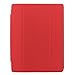 Besdata Ultra Thin Magnetic Smart Cover,Auto Wake/Sleep Function,Translucent Back Case for 2013 iPad Air with Screen Protector,Cleaning Cloth,Stylus (Red)