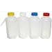 Nalgene 2423-0500 LDPE Color-Coded Unitary Wash Bottle Assortment, 500mL Capacity (Pack of 4)