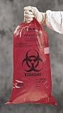 Biohazard (2.0 MIL-Red) Bags - 37''x48'' (100 per case)