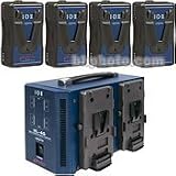 E1044 Endura 10 Broadcast Kit - E-10 Batteries, 4 Position Simultaneous Charger