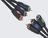 1.5m RGB Component Video HD Cable Lead YpbPr GOLD 5ft