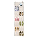 Over The Door Clear Shoe Organizer/Storage Rack