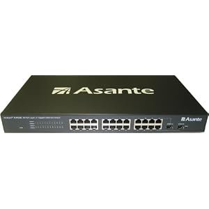 Asante IntraCore 24-Port�Gigabit�Green Ethernet Switch (Dark Grey) by 