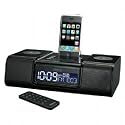SDI iHome iP9 Soundsystem mit Radio und Weckuhr für iPhone und iPod, anthrazit