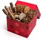 Geoff & Drew's Signature Red Sampler Box 8 Cookies, 4 Brownies, Buttercrunch, 4 Toffee-Dipped Pretzels