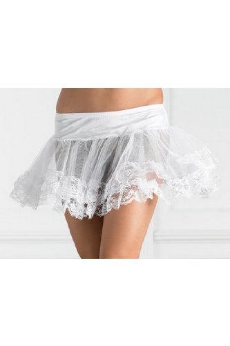 New Sexy Layered Tulle Crinoline Petticoat Slip Costume Theme Party Outfit Accessory Skirt Leg Avenue by Fenvy