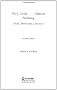 Very Little ... Almost Nothing: Death, Philosophy and Literature