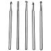 Feinfr�sersatz (Wolfram-Vanadiumstahl), 5-tlg. (Rad, Kugel, Kegel, Zyl., Elypse)
