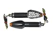 Universal Motorcycle Long Stalk Carbon Fiber LED Turn Signal for Honda CBR Yamaha R6 R1 Kawasaki ZX6 ZX10 Suzuki GSXR Harley Davidson