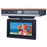New-9 Ultra-Slim Under-Cabinet LCD Drop Down TV With Built-In Slot Load DVD Player - T56431
