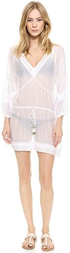 Vix Swimwear Women's Solid White Tunic, White, Small