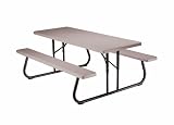 Lifetime 6-Foot Picnic Table, 4-Pack, 72-by-30-Inch Molded Top, Putty