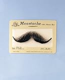 Moustache Wing Tip (brown) Human Hair Halloween Costume Accessory