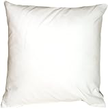 Pillow Decor - Caravan Cotton White 16x16 Throw Pillow