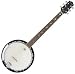 6 String Deluxe Bluegrass Banjo With Metal Pot, Guitar Heads