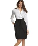 London Times Long-Sleeve One-Piece Shirt & Skirt