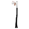 Fetish Fantasy Beaded Cat-o-nine Tails, Black