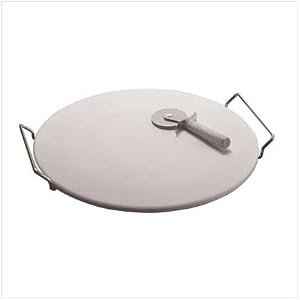 Click here to buy 15'' Pizza baking stone - Style 29171 by Gift Warehouse.