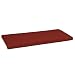 Strathwood 2-Seater Hardwood Bench Polyester Cushion, Solid Red