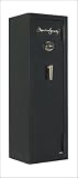 AMSEC 5+517W-LTG-F-BK-11 American Oak Wood Finish Low Profile Gun Safe Size: 55.25
