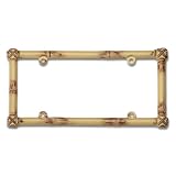 Buy Cruiser Accessories Bamboo Hand-Painted License Plate Frame by Cruiser Accessories