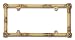 Cruiser Accessories Bamboo Hand-Painted License Plate Frame