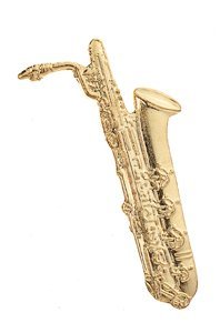 バリトンサックス ミニピン Baritone Saxophone Mini Pin