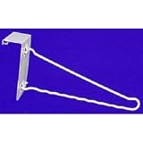 Over-the-Door Wire Hanger (White) (4H x 0.25W x 12D)