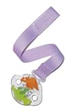 Gumdrop Pacifier Clip - Lavender with Butterflies Gumdrop Pacifier Clip - Lavender with Butterflies
