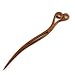 Crystalmood Handmade Mahogany Rosewood Carved Hair Stick Key 6.8 inches