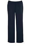 Avenue Plus Size Roll Cuff Stretch Canvas Pants