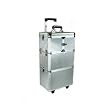 Pro Aluminum Rolling Makeup Artist Case Cosmetic Tool