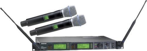 Shure UR24D/Beta87C Dual Handheld Wireless System, L3