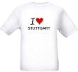 I LOVE STUTTGART - City-series - White T-shirt