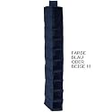 Schuhhänge-Regal 10 Fächer blau oder beige