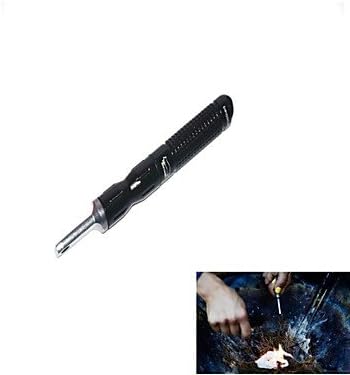 YX Outdoor Fire Lighting Magnesium Flint Stone Tool Set - Black