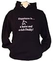 Happiness is a horse and a rich daddy' girls hoodie