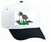 White Cap with dog, border, collie, canine